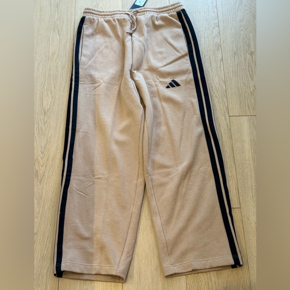 adidas Other - Adidas Men's Tan Joggers with Black Stripes size M BNWT